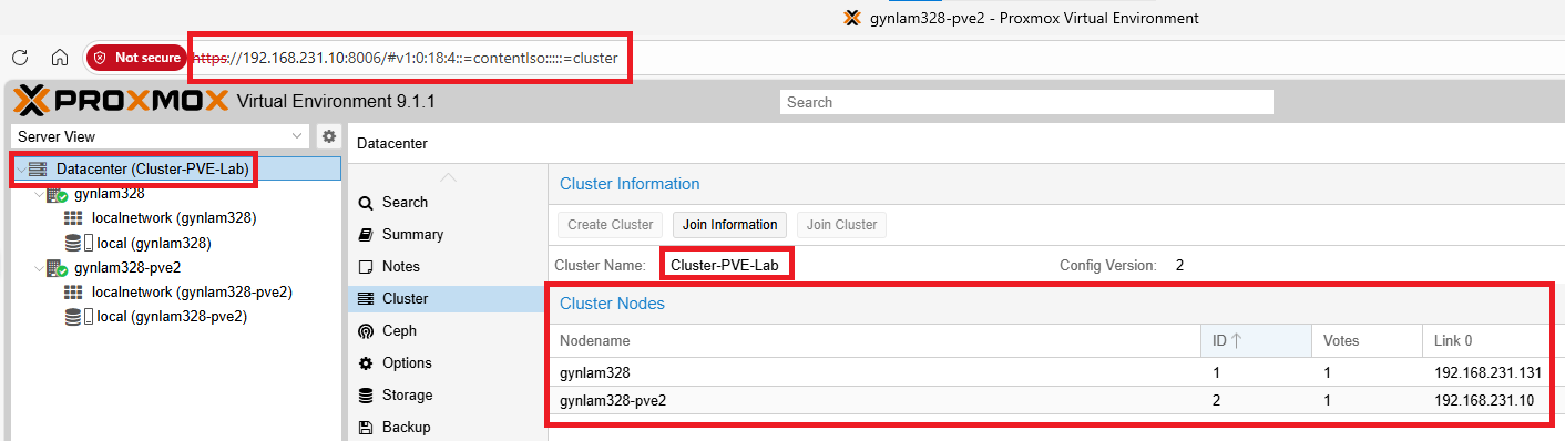 [Source 8] Cluster Nodes list view