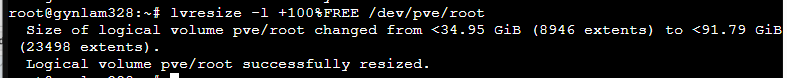 CLI Command: lvresize