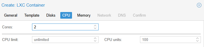 [Source 50] Create CT - CPU Tab