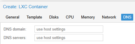 [Source 58] Create CT - DNS Tab