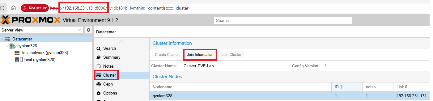 [Source 5] Click Join Information button