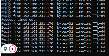 [Source 66] Ping test continuous during migration