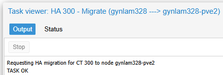 [Source 68] Task log CT Migration